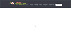 Desktop Screenshot of campingdupontcouvert.com